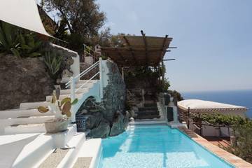 Villa per 8 Persone in Vettica Maggiore, Praiano, Foto 4