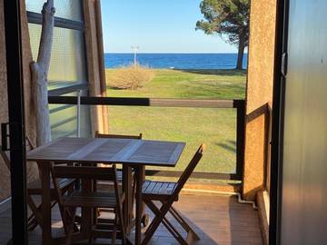 Gîte pour 4 personnes, avec vue ainsi que jardin et piscine à Moriani-Plage