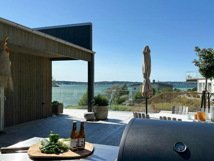 Architektengeplante Villa mit Meerblick bei Tjörn in Stora Höga, Norra Västkusten
