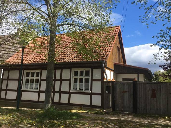 Ferienhaus für 3 Personen, mit Balkon und Terrasse sowie Garten und Ausblick in Oderbruch