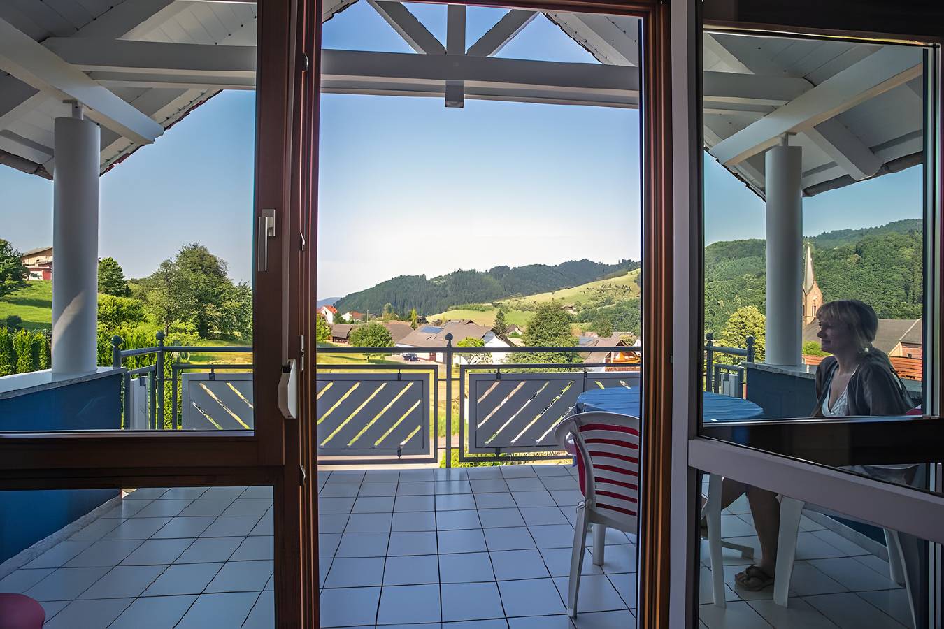 Ganze Wohnung, Apartment 'Echle' mit Bergblick, Balkon und Wlan in Oberharmersbach, Mittlerer Schwarzwald