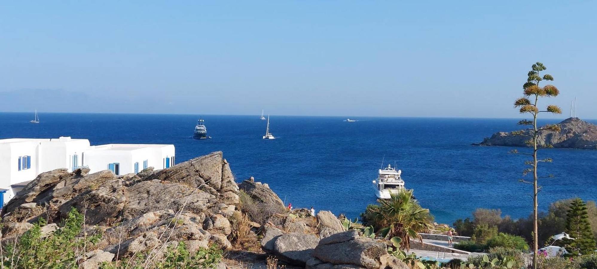 Apartamento entero, Estudio tradicional en Míkonos – Frente a la playa, piscina, jardín y vistas al mar in Mykonos