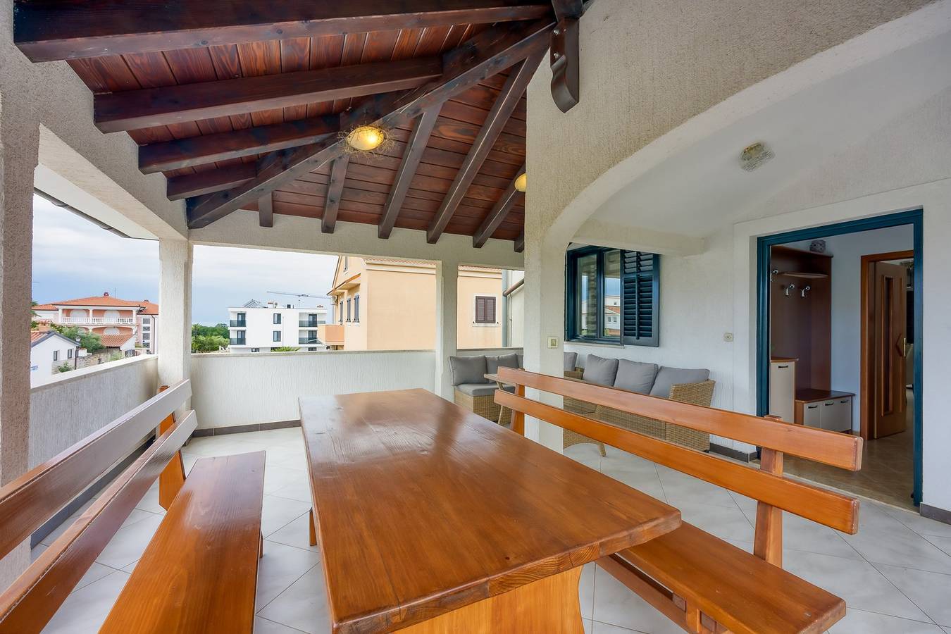 Ganze Wohnung, Apartment Punta V mit Balkon und Meerblick in Mali Maj, Poreč