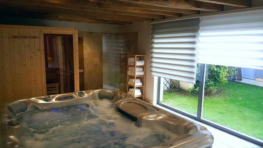 Hôtel pour 2 personnes, avec piscine et jardin ainsi que sauna et jacuzzi à Thonac - 4