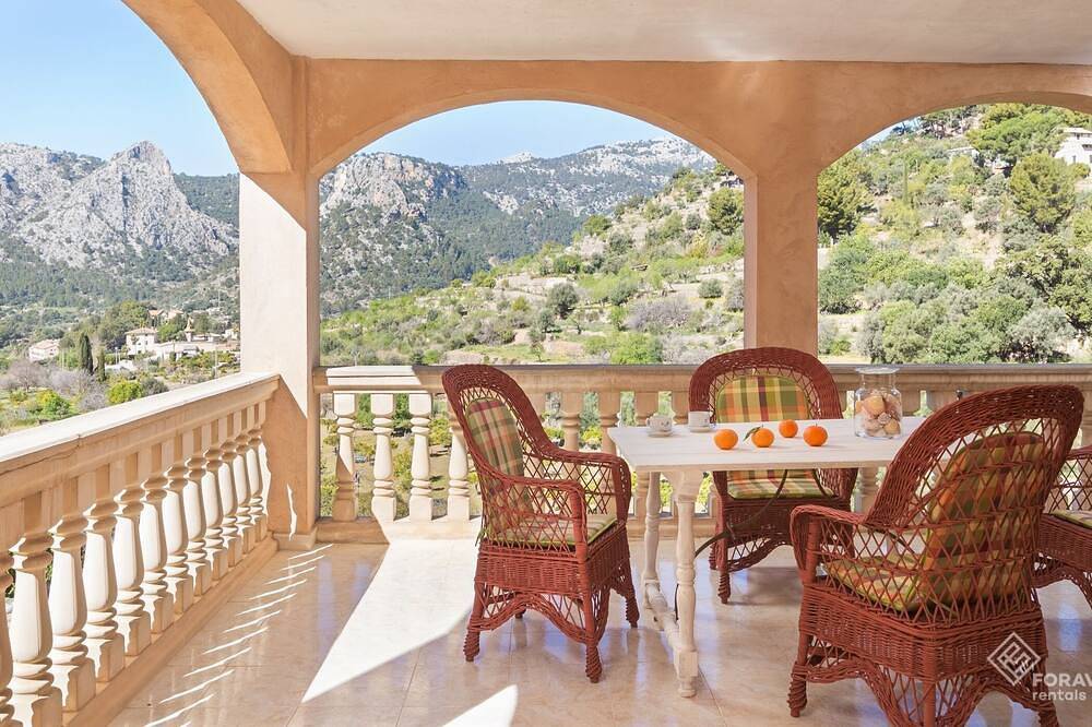 Can Cega - Schönes Haus mit Terrasse und Blick in Bunyola in Bunyola, Mallorca Westen