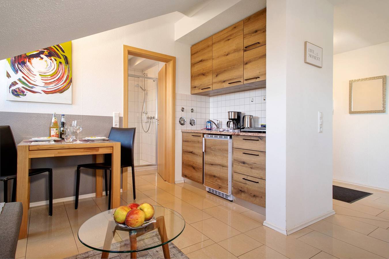 Appartement 'Bergchalet Mirabell - Fewo Weitblick' met uitzicht op de bergen, gedeelde tuin en Wi-Fi, foto 14