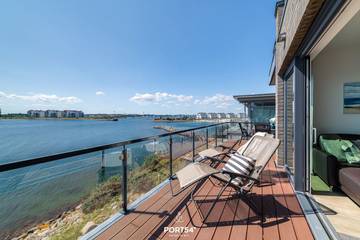 Ferienwohnung für 6 Personen, mit Balkon und Sauna sowie Ausblick in Kappeln & Umgebung