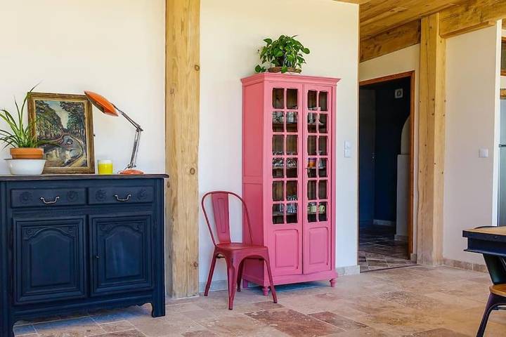 Location de vacances pour 5 personnes, avec vue ainsi que jardin et terrasse à Mourèze - 2