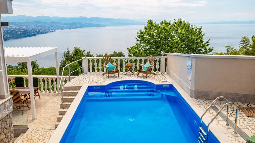 Villa für 16 Personen, mit Terrasse und Garten in Opatija Riviera - 3