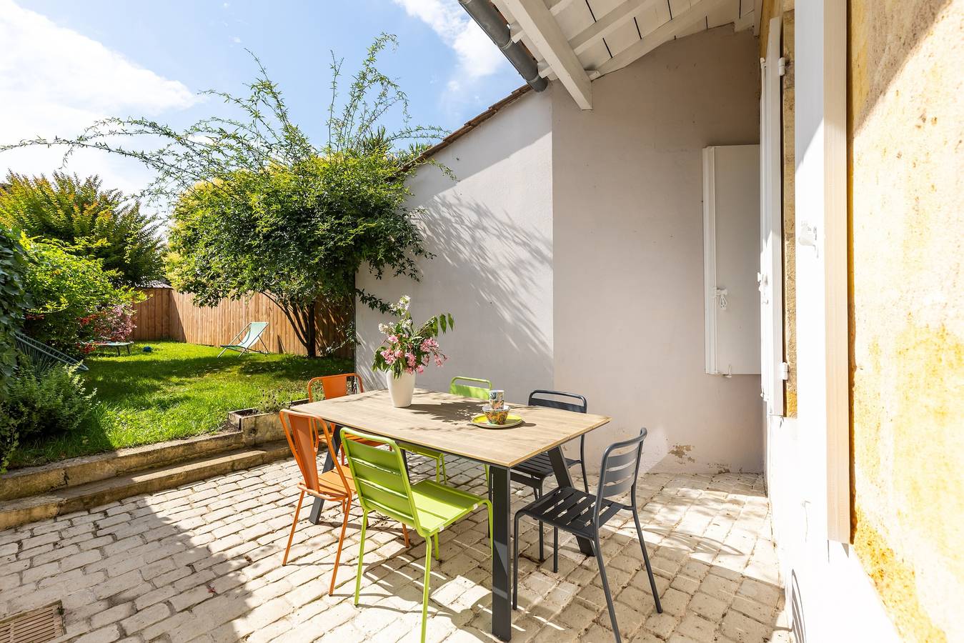 Ferienhaus 'Echoppe 3 Ch Jardin 12mn St Emilion' mit privater Terrasse, privatem Garten und Wlan in Libourne, Libourne und Umgebung