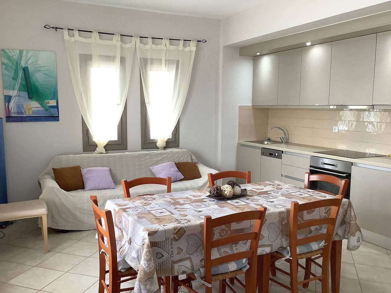 Villa am Meer in Adelianos Kampos in Rethymno und Umgebung