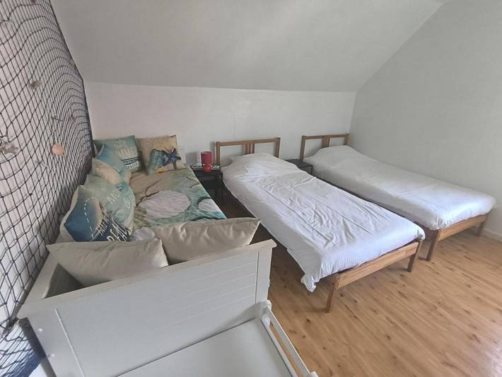 Chambre d’hôte pour 3 personnes, avec jardin et vue, animaux acceptés à Blankenberge