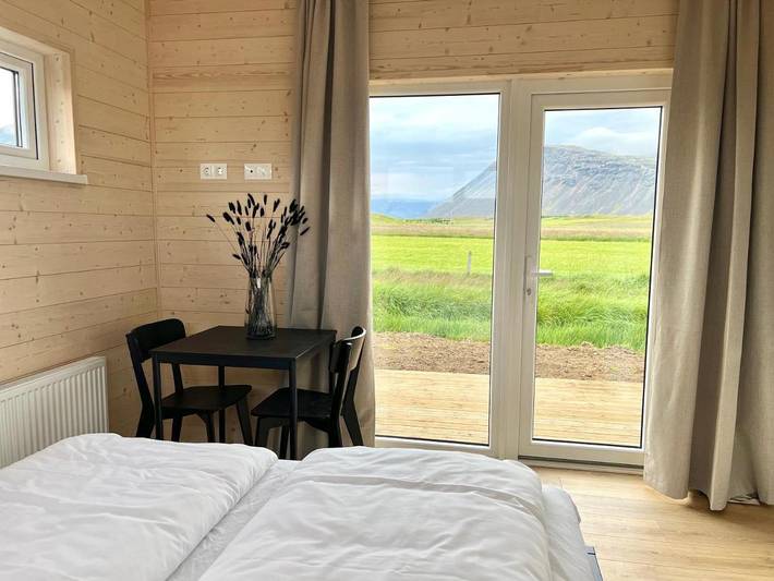 Chalet pour 2 personnes, avec terrasse ainsi que vue et jardin en Islande - 4