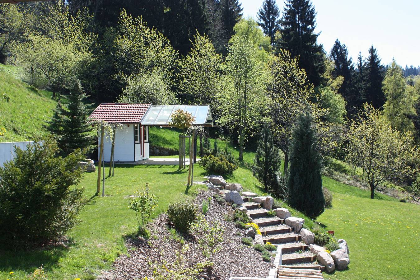 Hotel Grüner Baum - Brandmatt - 1 Komfort Doppelzimmer mit Balkon und Talblick in Sasbachwalden, Mittlerer Schwarzwald