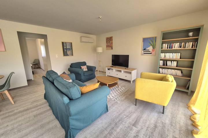 Location de vacances pour 6 personnes, avec jardin, adapté aux familles dans Omaha Beach - 2