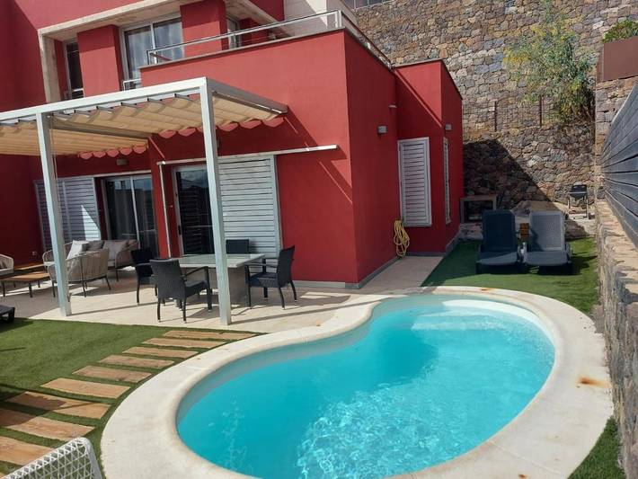Casa rural para 4 personas, con vistas además de jardín y piscina en Salobre - 2