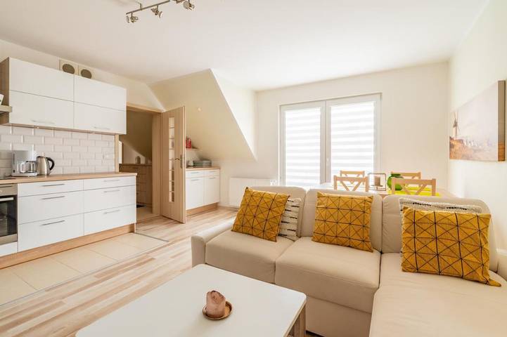 Apartament wakacyjny dla 4 osób, z Balkon w Zieleniewo