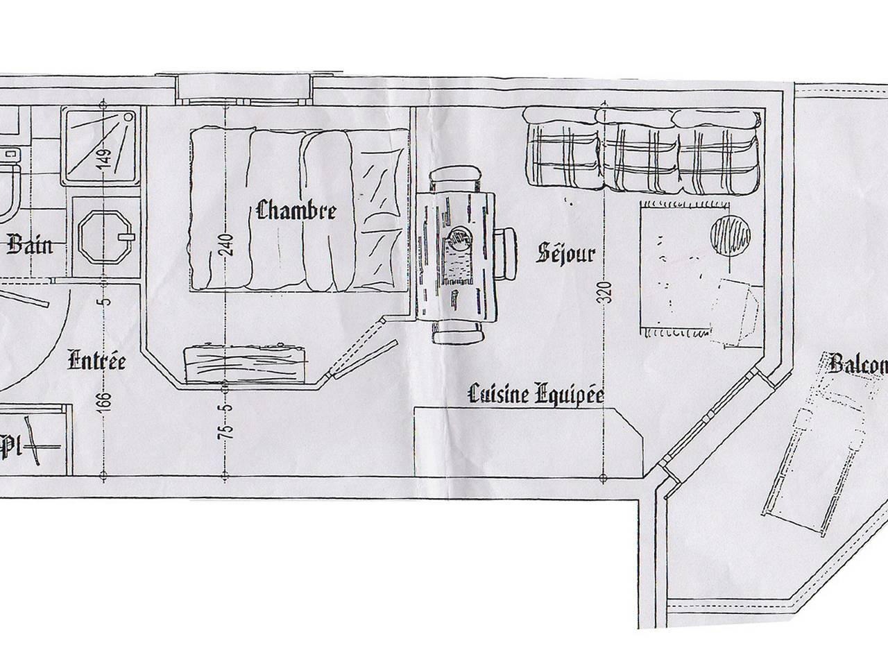Ganze Wohnung, Süßes 2-Zimmer in Les Saisies für 4 Pers, Balkon in Villard-sur-Doron, Albertville und Umgebung