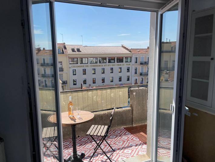 Gîte pour 4 personnes, avec balcon et vue dans Gare De Saint Raphael Valescure - 2