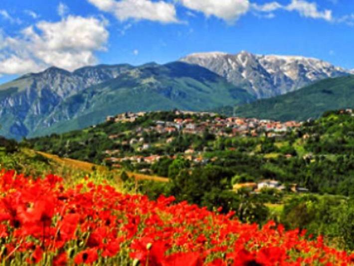 Appartamento vacanze per 6 persone, con piscina e giardino nonché terrazza in Abruzzo
