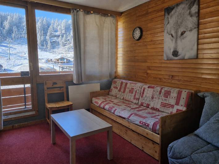Gîte pour 5 personnes, avec Balcon dans Plagne Bellecote