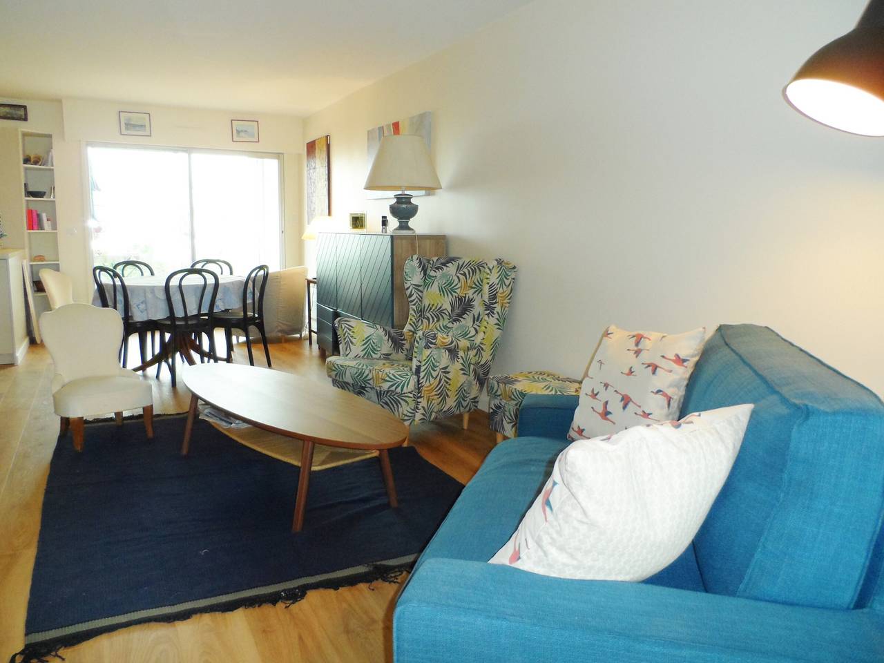 Appartement entier, Cabourg : Appartement moderne 4/5 pièces, accès plage, 8 pers, jardin et terrasse, parking, Wifi in Cabourg, Région de Caen