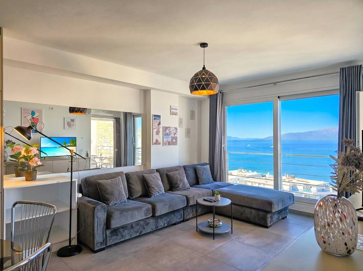 Ganze Wohnung, Ferienwohnung für 3 Personen mit Balkon in Sarandë, Vlorë