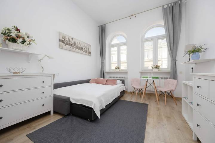 Studio für 3 Personen, kinderfreundlich in Warschau - 2