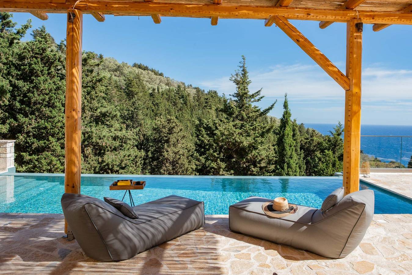 Villa für 5 Personen mit Balkon in Vlachopoulatika, Paxos