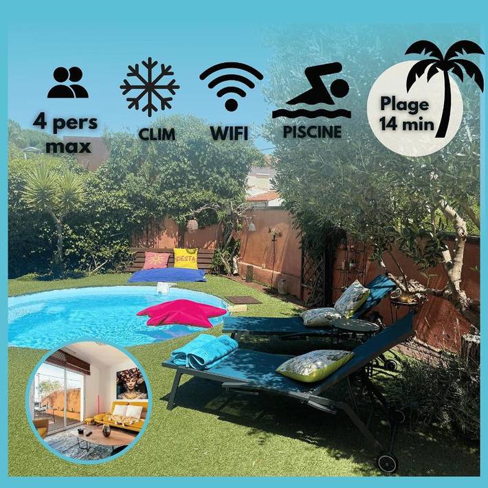 Chalet para 4 personas, con vistas además de jardín y piscina, Se admiten mascotas - 1