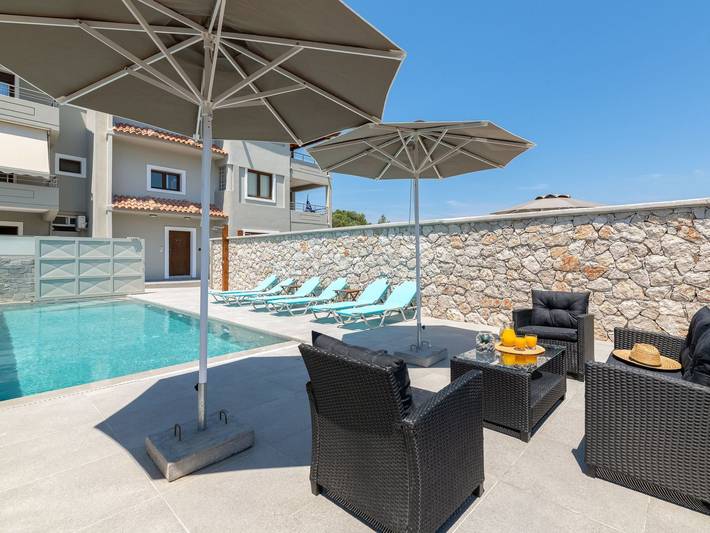 Ferienhaus für 6 Personen, mit Garten und Pool auf Rhodos - 4