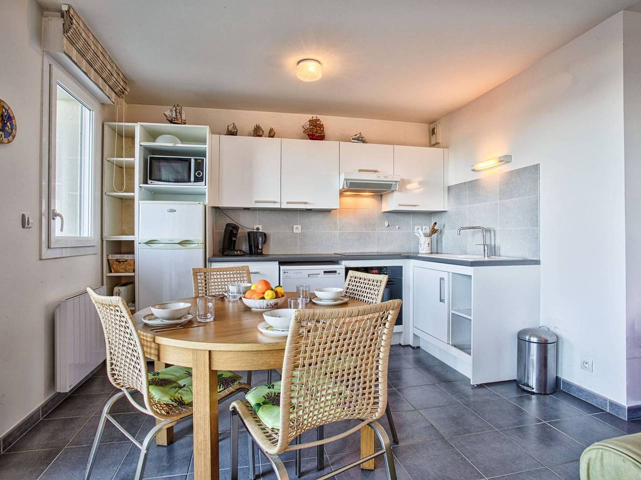 Ganze Wohnung, 2-Zimmer-Wohnung mit Doppelterrasse in Merville-Franceville-Plage in Merville-Franceville-Plage, Caen und Umgebung