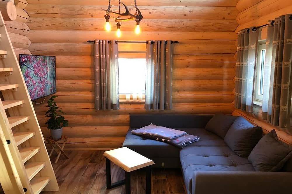 Apartamento inteiro, Modern log chalet (75m2) with its own sauna in Lindberg, Baviera Oriental