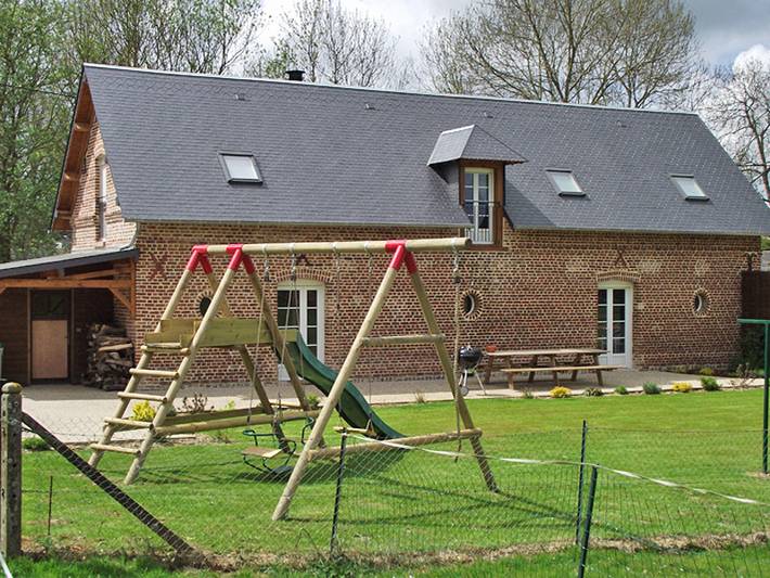 Gîte pour 12 personnes, avec Terrasse ainsi que Jardin et Vue en Seine-Maritime