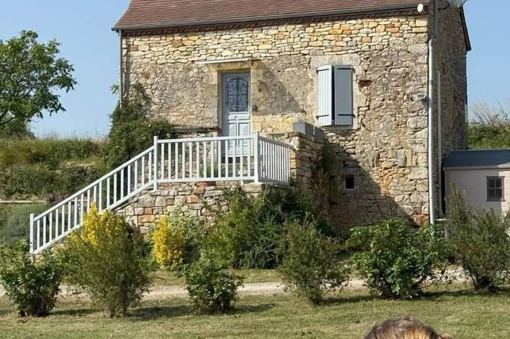 Location de vacances pour 4 personnes, avec jardin à Loupiac (Lot)