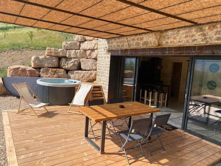 Location de vacances pour 4 personnes, avec jardin et vue, animaux acceptés dans Causse de Sauveterre - 2