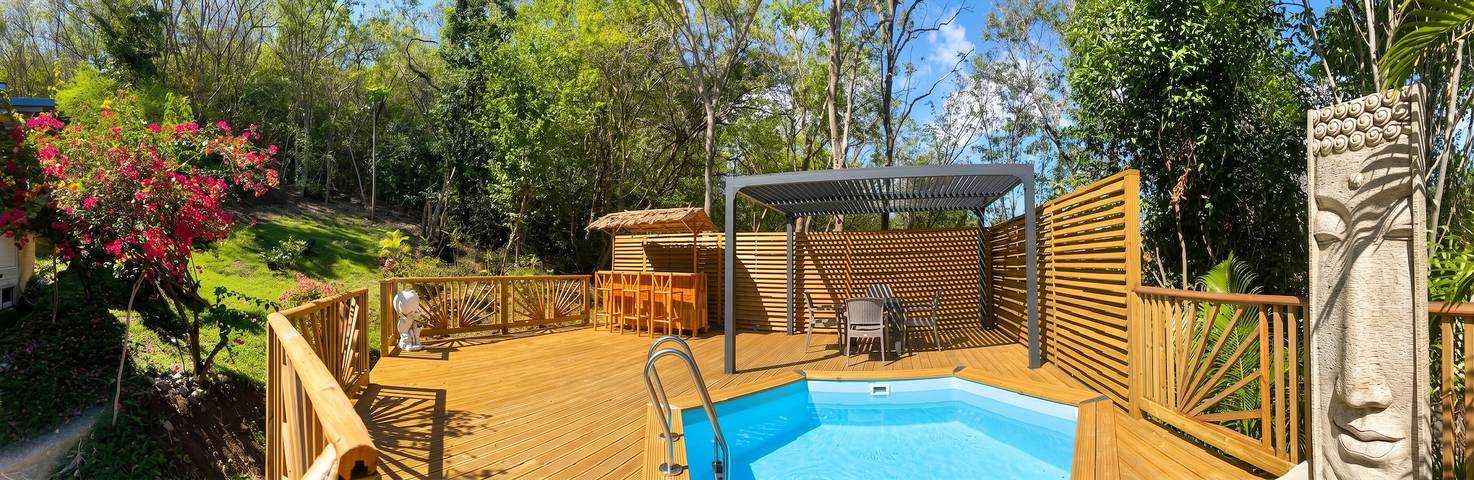 Appartement de vacances pour 4 personnes, avec jardin et piscine - 1