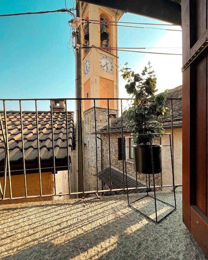 Ferienwohnung für 2 Personen, mit Balkon und Terrasse sowie Ausblick
