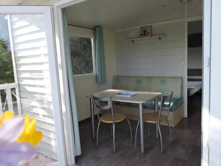 Mobil home pour 2 personnes, avec bassin pour enfant à Venterol - 3