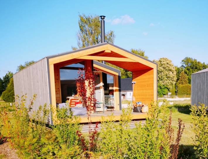 Ferienhaus für 3 Personen, mit Balkon und Ausblick sowie Garten, kinderfreundlich - 1