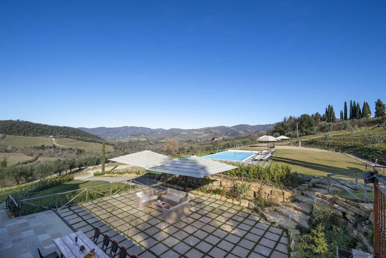 My Exclusive Italy - Chianti's Villa | Vineyard, infinity pool, view in Panzano In Chianti, Chianti