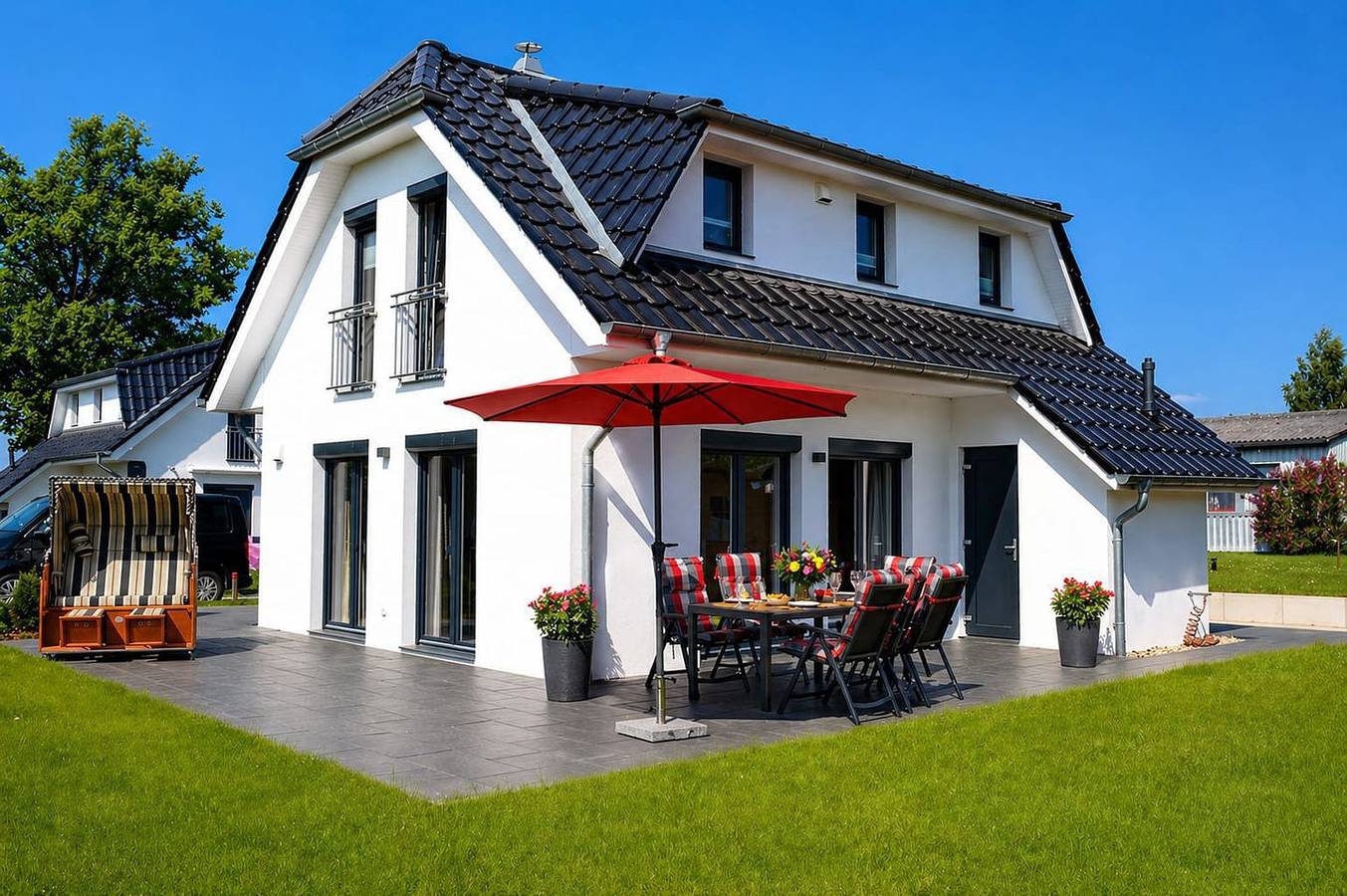 Hochwertig, liebevoll eingerichtet mit Kamin, bis 4 Pers., Wlan, Waschmaschine in Breege, Rügen