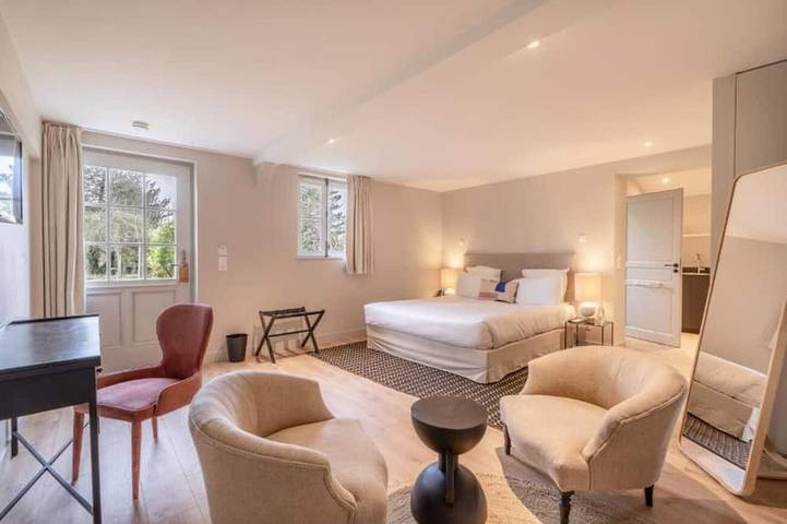 Hôtel pour 2 personnes, avec sauna ainsi que piscine et jardin
