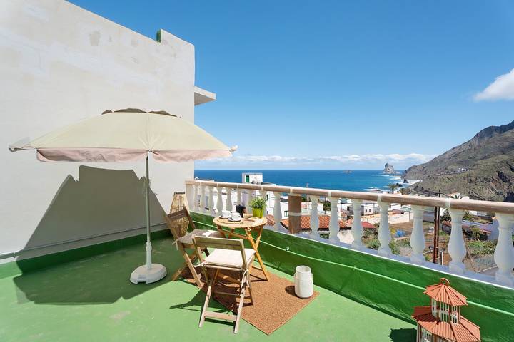 Casa de vacaciones para 4 personas, con jardín en Anaga