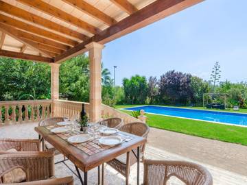 Chalet in Búger, Interior de Mallorca für 6 