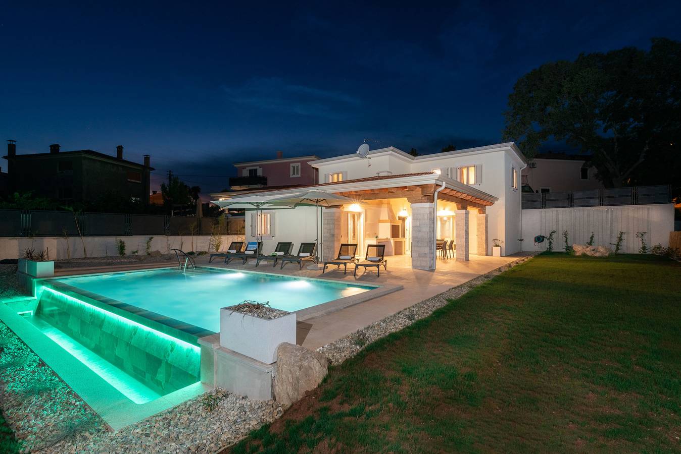Villa Mit Pool für 6 Personen in Vinez, Ostküste Istrien