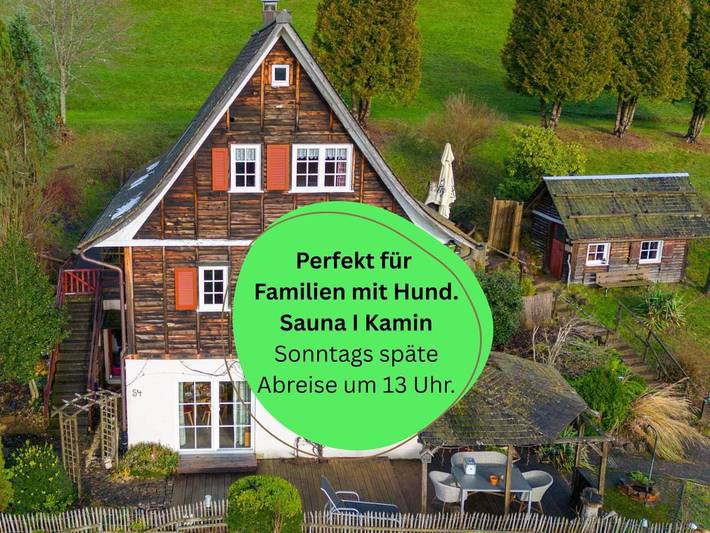 Maison de vacances pour 5 personnes, avec vue ainsi que jardin et sauna, animaux acceptés