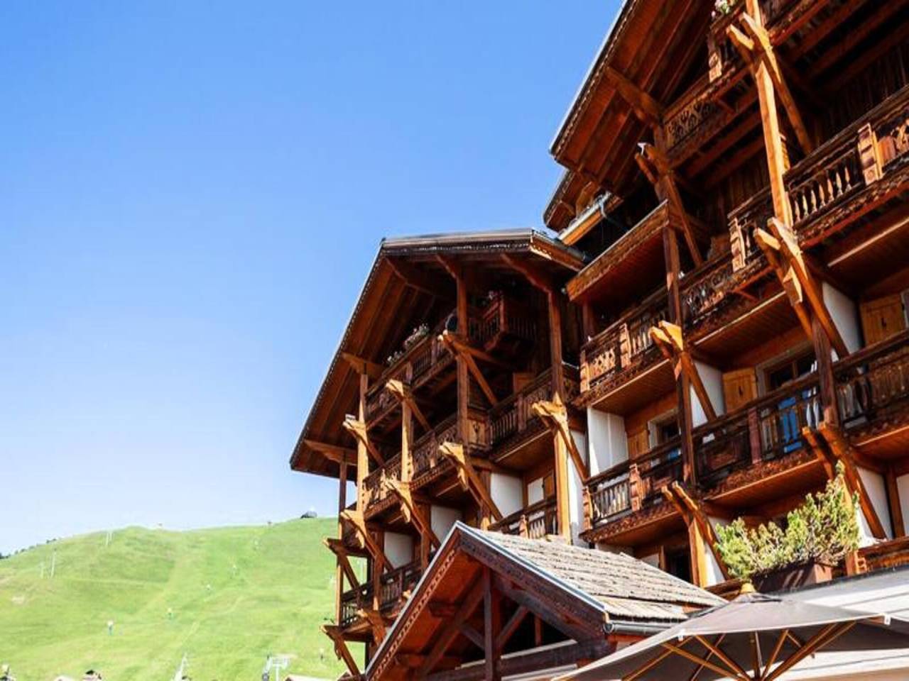 Appartement entier, Chalet à Alpes-d'Huez avec piscine chauffée in Huez, Parc national des Écrins
