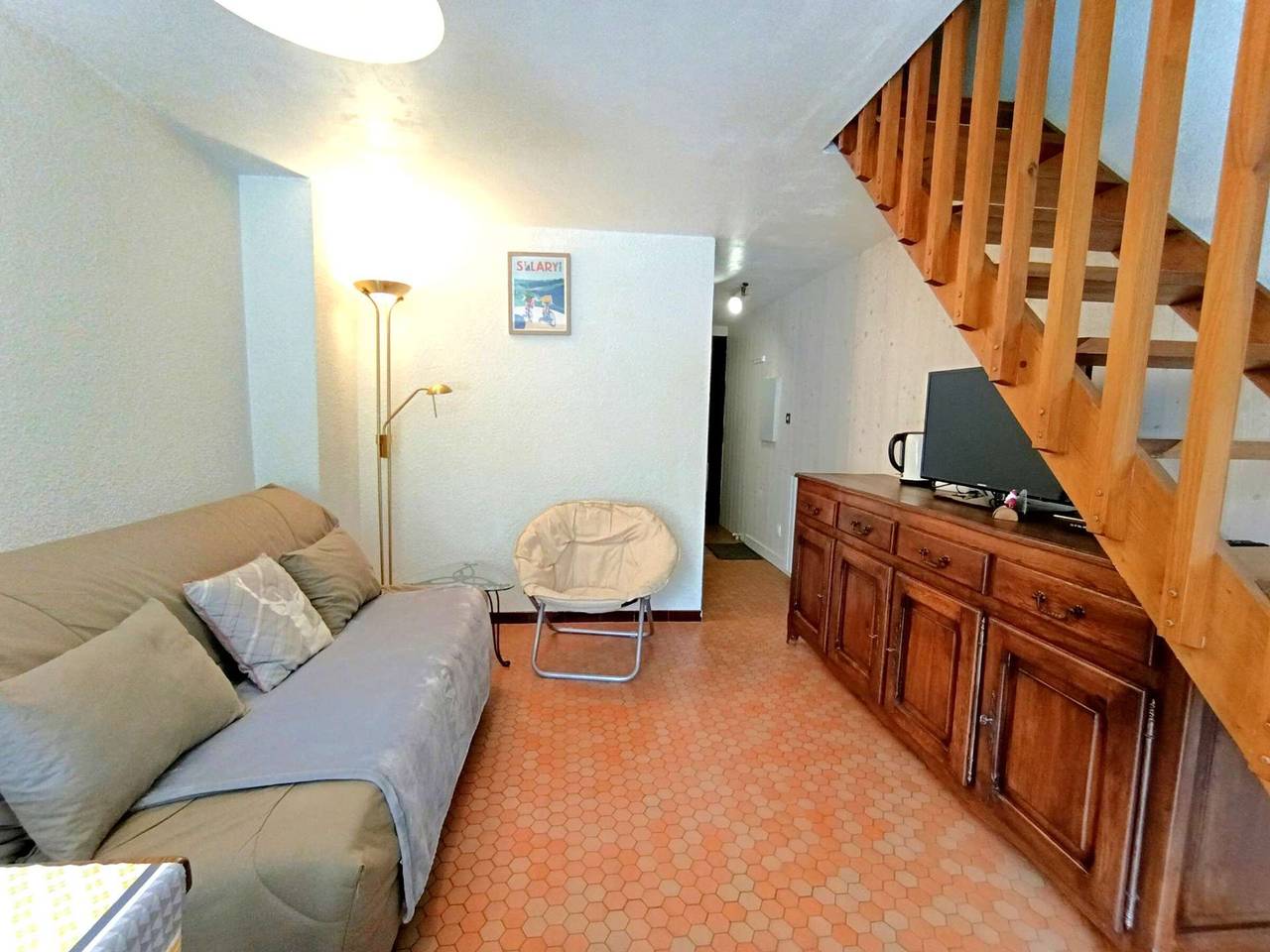 Ganze Wohnung, Duplex T3 für 6 Pers - Saint-Lary-Soulan mit Tv, Parkplatz, Skiraum in Saint-Lary-Soulan, Nationalpark Pyrenäen