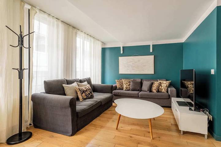 Appartement de vacances pour 8 personnes, avec Balcon et Jardin